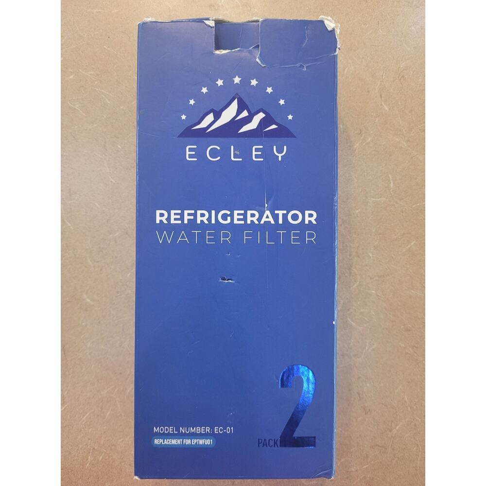 Ecley Refrigerator Water Filter Model EC-01 New 2 Pack‎